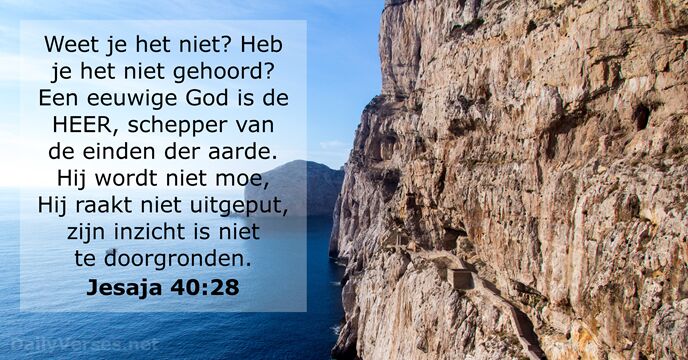 jesaja 40:28