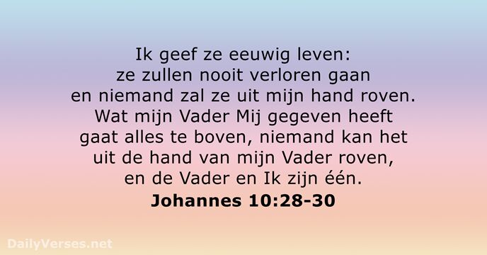 johannes 10:28-30