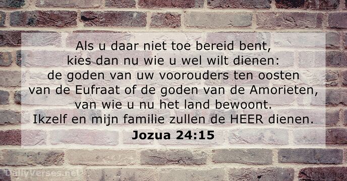 jozua 24:15
