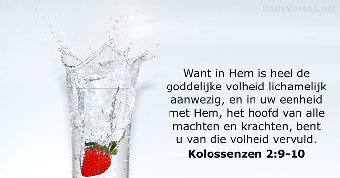 kolossenzen 2:9-10