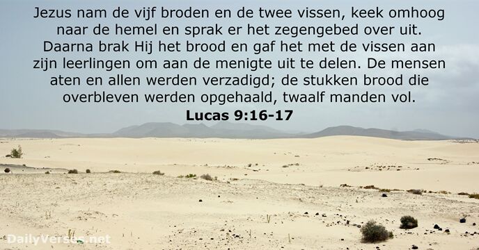 lucas 9:16-17