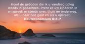 deuteronomium 6:6-7