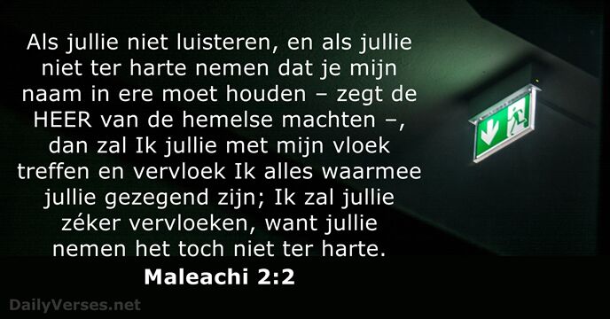 maleachi 2:2