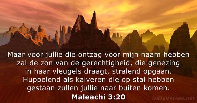 maleachi 3:20