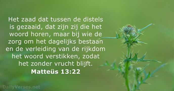 matteus 13:22