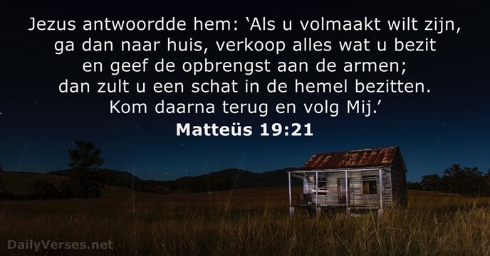 Matteüs 19:21