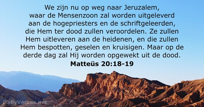 matteus 20:18-19