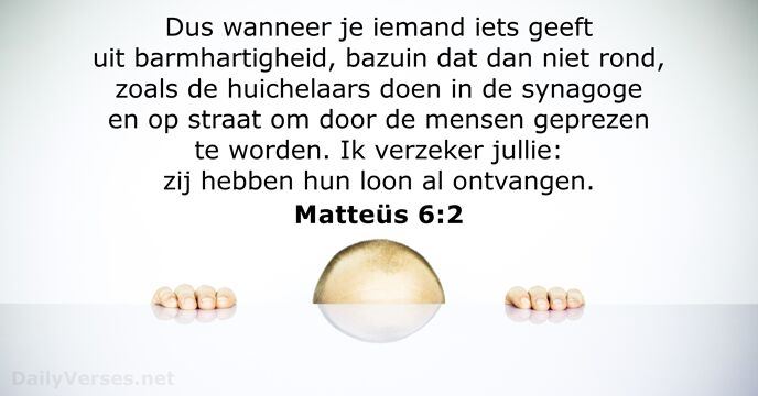 matteus 6:2