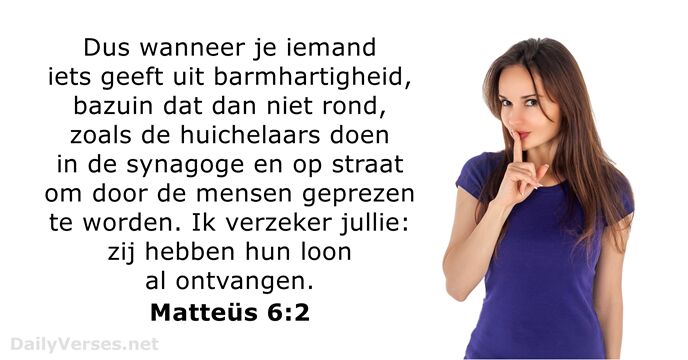 matteus 6:2
