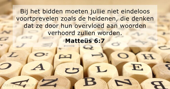 Matteüs 6:7
