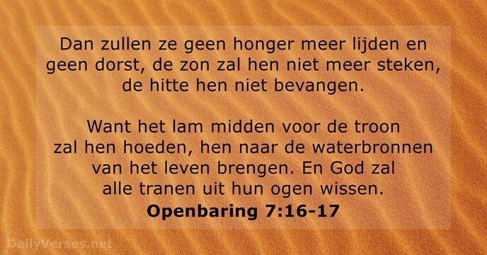 openbaring 7:16-17