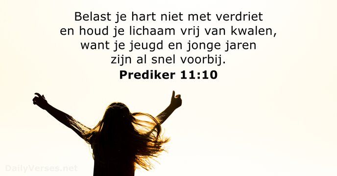 prediker 11:10