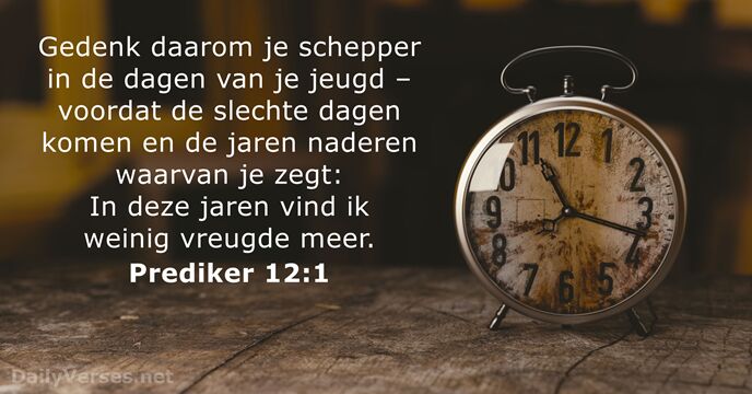 prediker 12:1