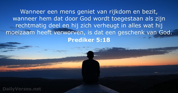 prediker 5:18