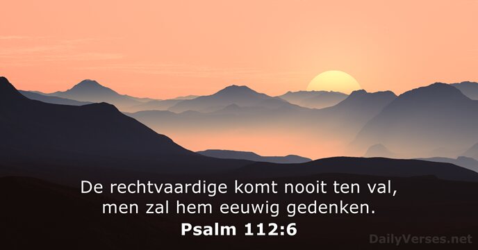 psalmen 112:6