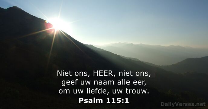psalmen 115:1