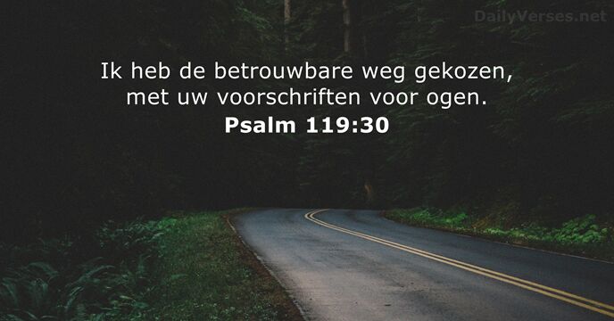 psalmen 119:30