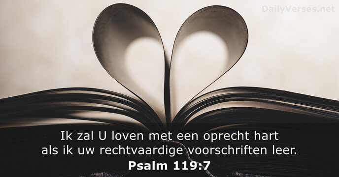 psalmen 119:7