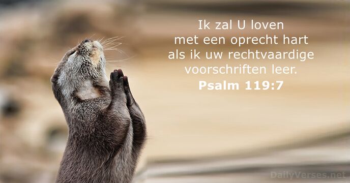 psalmen 119:7