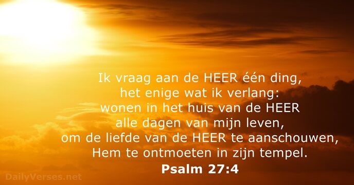psalmen 27:4