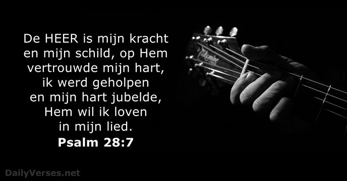 psalmen 28:7