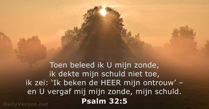 psalmen 32:5