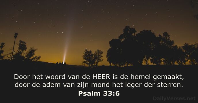 psalmen 33:6