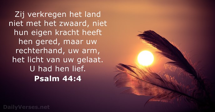 Psalmen 44:4