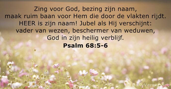 Psalmen 68:5-6