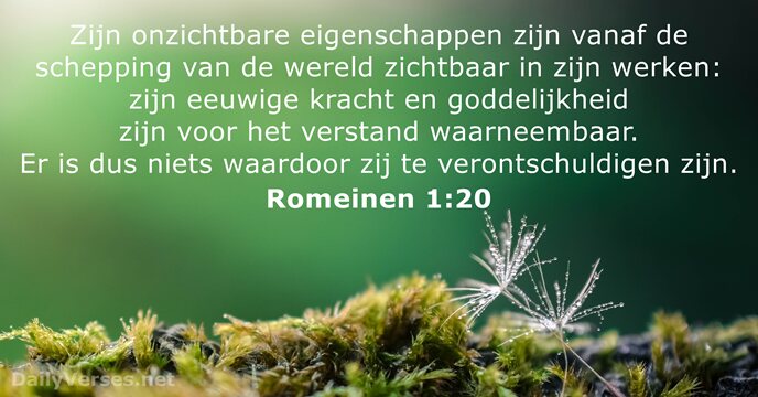 Romeinen 1:20
