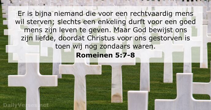 romeinen 5:7-8