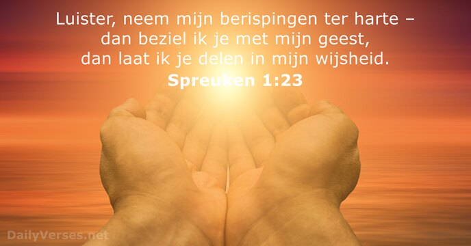 spreuken 1:23