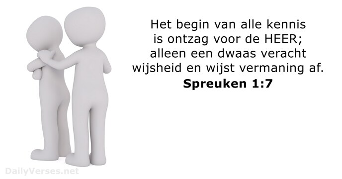 Spreuken 1:7