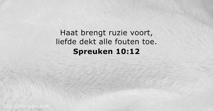 Spreuken 10:12