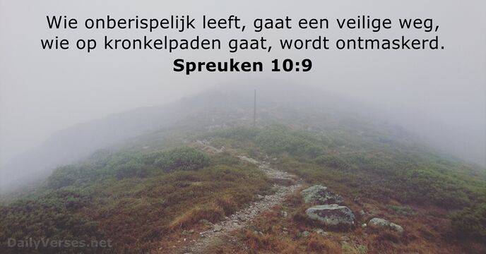 spreuken 10:9