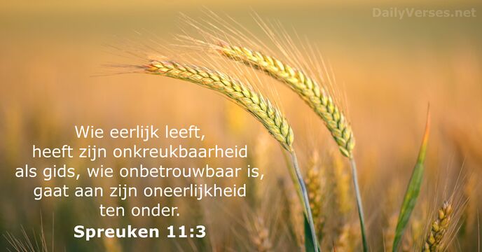 Spreuken 11:3