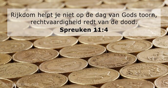 spreuken 11:4