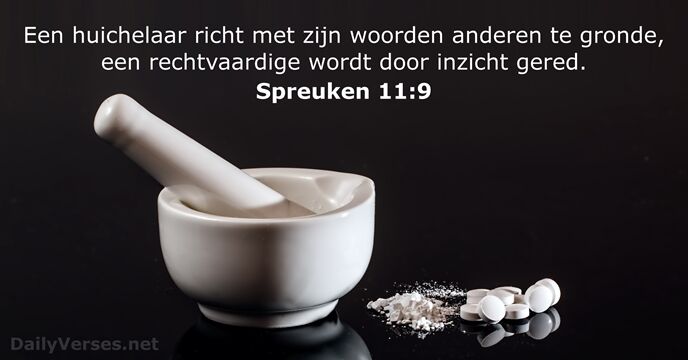 Spreuken 11:9