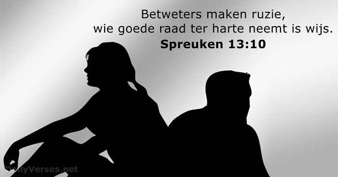 Spreuken 13:10