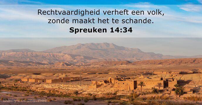 spreuken 14:34
