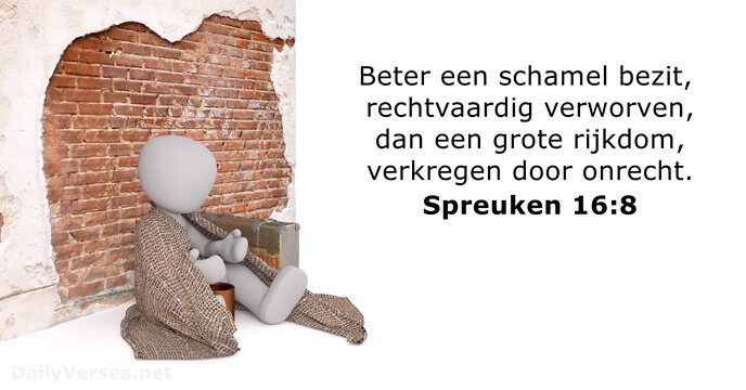 spreuken 16:8