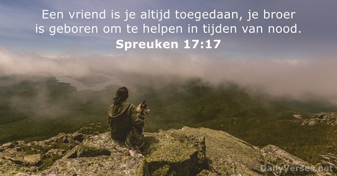 spreuken 17:17