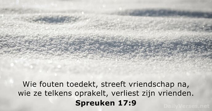 spreuken 17:9