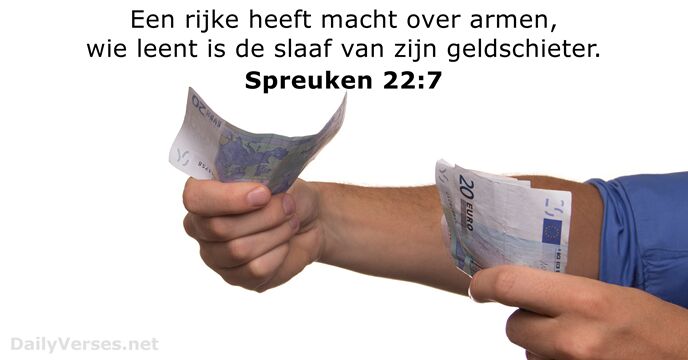 spreuken 22:7