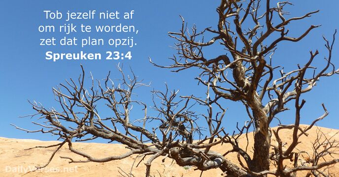 spreuken 23:4