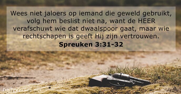 Spreuken 3:31-32