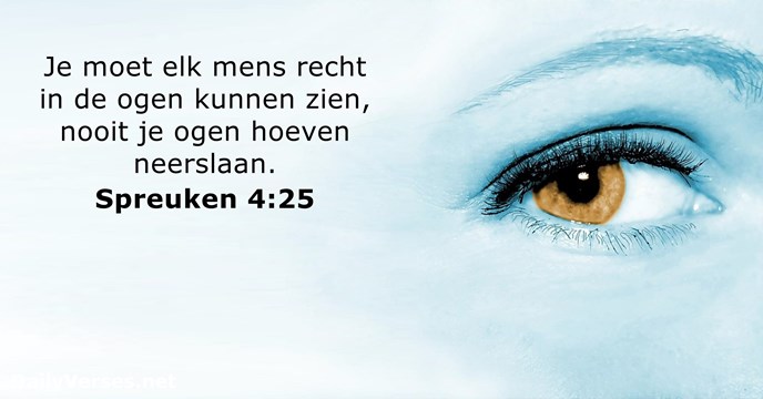 spreuken 4:25