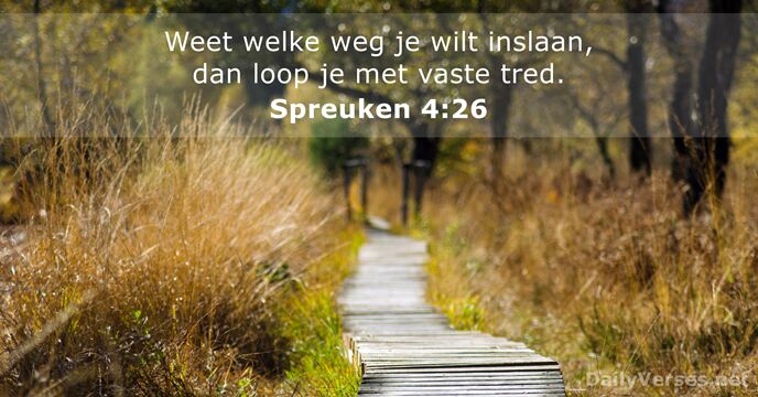 spreuken 4:26