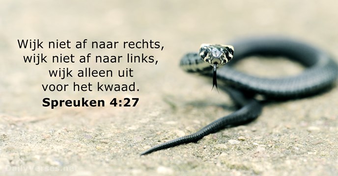 Spreuken 4:27