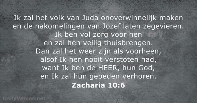 zacharia 10:6